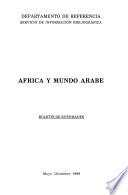 Africa y mundo árabe