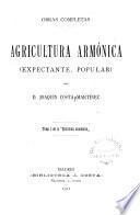 Agricultura armónica (expectante, popular)