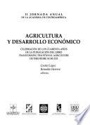 Agricultura y desarrollo económico