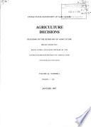 Agriculture Decisions