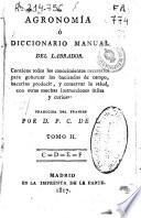 Agronomía o Diccionario manual del labrador