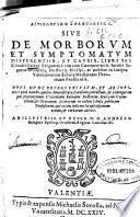Aitiologike e Patologike sive De morborum et symptomatum differentiis et causis libri sex Claudii Galeni