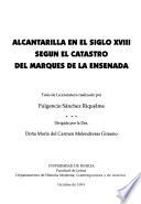 Alcantarilla en el siglo XVIII según el catastro del Marqués de la Ensenada