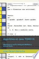 Algoritmos en Java. TOMO VI.