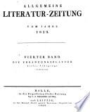 ALLGEMEINE LITERATUR-ZEITUNG VOM JAHRE 1829