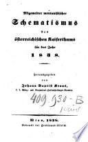 Allgemeiner montanistischer Schematismus des österreichischen Kaiserthums