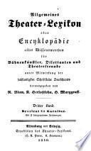 Allgemeines theater-lexikon
