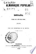 Almanaque popular de España para el año 1846