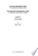 American Biographical Index