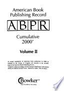 American Book Publishing Record