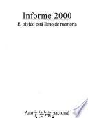 Amnistía Internacional informe