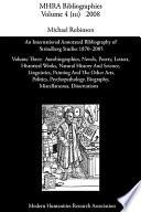 An International Annotated Bibliography of Strindberg Studies 1870-2005: Autobiographies, novels, poetry, letters, historical works, natural history and science, lingiustics, painting and the other arts, politics, psychopathology, biography, miscellaneous, dissertations