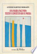 Ana María Fagundo: texto y contexto de su poesía