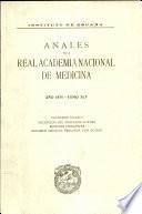 Analas de la real Academia Nacional de Medicina - 1978 - Tomo XCV - Cuaderno 4
