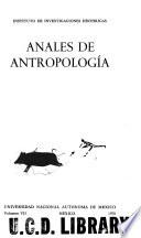 Anales de antropologia