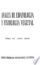 Anales de edafología y agrobiología