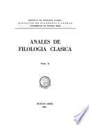 Anales de filología clásica
