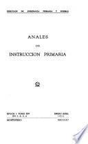 Anales de instrucción primaria