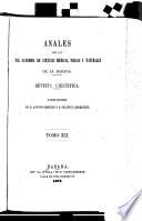 Anales de la Academia de ciencias medicas, físicas y naturales de la Habana