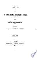 Anales de la Academia de Ciencias Médicas, Físicas y Naturales de la Habana