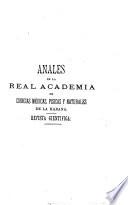Anales de la Academia de ciencias medicas, físicas y naturales de la Habana