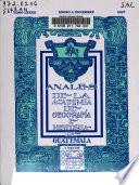 Anales de la Academia de Geografía e Historia de Guatemala
