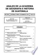 Anales de la Academia de Geografía e Historia de Guatemala