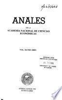 Anales de la Academia Nacional de Ciencias Económicas