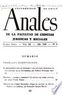 Anales de la facultad de ciencias juridicas y sociales