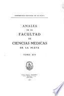 Anales de la facultad de ciencias medicas de La Plata