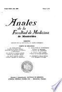 Anales de la Facultad de Medicina