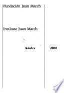 Anales de la Fundación Juan March