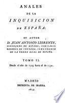 Anales de la Inquisicion de España