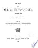 Anales de la Oficina Meteorológica Argentina