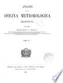 Anales de la Oficina Meteorológica Argentina