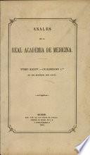 Anales de la Real Academia de Medicina - 1915 - Tomo XXXV - Cuaderno 1