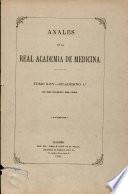 Anales de la Real Academia de Medicina - 1950 - Tomo XXV - Cuaderno 1