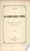 Anales de la Real Academia Nacional de Medicina - 1917 - Tomo XXXVII - Cuaderno 1