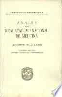 Anales de la Real Academia Nacional de Medicina - 1955 - Tomo LXXII - Cuaderno 2