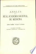 Anales de la Real Academia Nacional De Medicina - 1956 - Tomo LXXIII - Cuaderno 3