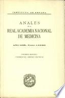 Anales de la Real Academia Nacional de Medicina - 1965 - Tomo LXXXII - Cuaderno 2