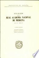 Anales de la Real Academia Nacional De Medicina - 1987 - Tomo CIV - Cuaderno 1