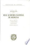 Anales de la Real Academia Nacional de Medicina - 1999 - Tomo CXVI - Cuaderno 1