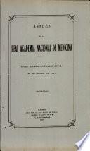 Anales de la Real Academia Nacional Medicina - 1919 - Tomo XXXIX - Cuaderno 1