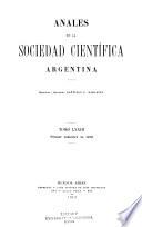 Anales de la Sociedad Científica Argentina