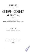 Anales de la Sociedad Científica Argentina
