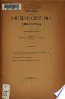 Anales de la Sociedad Científica Argentina
