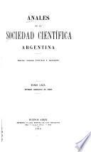 Anales de la Sociedad Científica Argentina