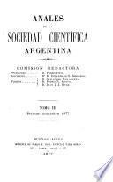 Anales de la Sociedad Científica Argentina