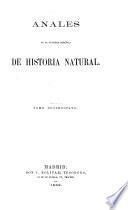 Anales de la Sociedad Española de Historia Natural